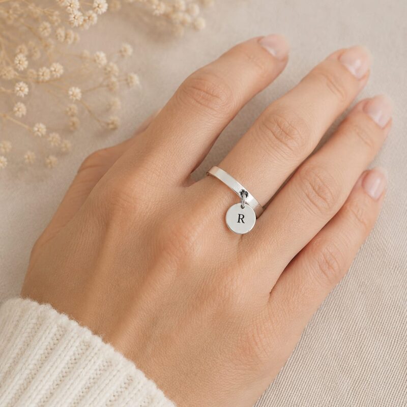 Anillo con medalla
