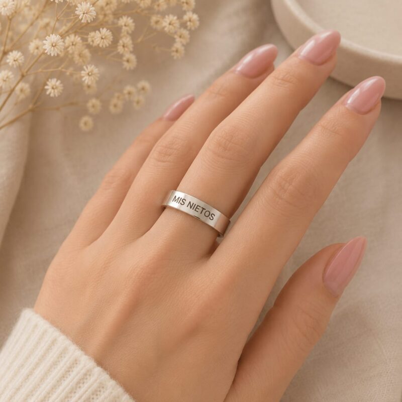 Anillo cinta personalizado